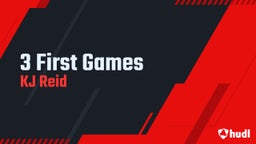 3 First Games