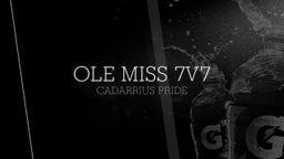 Cadarrius Pride's highlights Ole Miss 7v7 