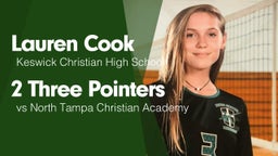 2 Three Pointers vs North Tampa Christian Academy