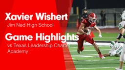 Game Highlights vs Texas Leadership Charter Academy 