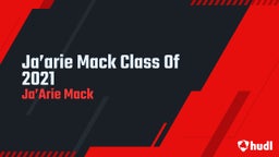 Ja’arie Mack Class Of 2021