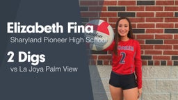 2 Digs vs La Joya Palm View