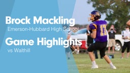 Game Highlights vs Walthill 
