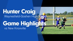 Game Highlights vs New Knoxville 