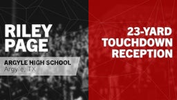 23-yard Touchdown Reception vs Ranchview 