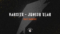 Varsity - Junior Year
