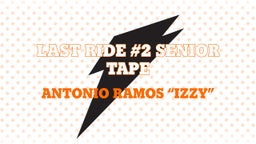 Last Ride #2 Senior Tape