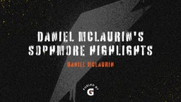 Daniel Mclaurin's sophmore Highlights