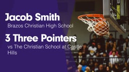 3 Three Pointers vs The Christian School at Castle Hills