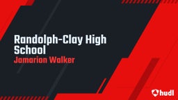 Jamarion Walker's highlights Randolph-Clay High School