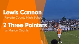 2 Three Pointers vs Marion County 