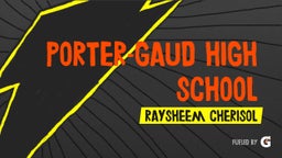 Raysheem Chrisol's highlights Porter-Gaud High School