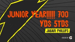 Junior Year!!!!! 700 yds 5TDs