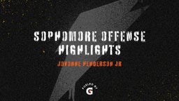 Sophomore Offense Highlights 