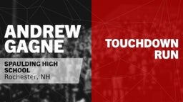  Touchdown Run vs Alvirne 