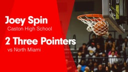 2 Three Pointers vs North Miami 