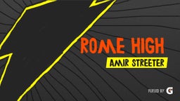 Amir Streeter's highlights Rome High