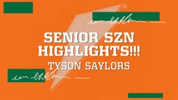 Senior SZN  Highlights!!!
