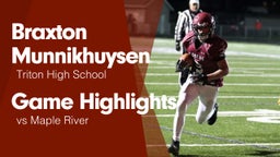 Game Highlights vs Maple River 