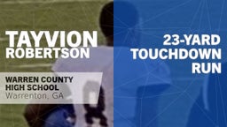 23-yard Touchdown Run vs Crawford County