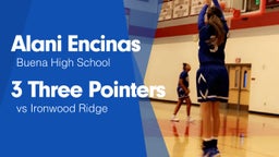 3 Three Pointers vs Ironwood Ridge 