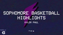 Sophomore Basketball Highlights