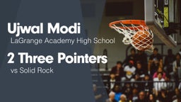 2 Three Pointers vs Solid Rock