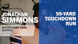 59-yard Touchdown Run vs Langston Hughes 