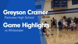 Game Highlights vs Whitewater 