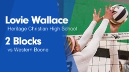 2 Blocks vs Western Boone