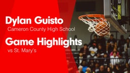 Game Highlights vs St. Mary's 