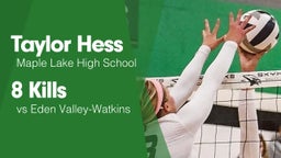 8 Kills vs Eden Valley-Watkins 