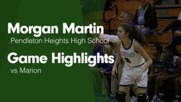 Game Highlights vs Marion 