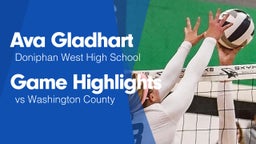 Game Highlights vs Washington County 