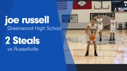 2 Steals vs Russellville 