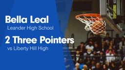 2 Three Pointers vs Liberty Hill High