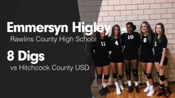 8 Digs vs Hitchcock County USD 