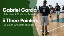 3 Three Pointers vs South Charlotte Thunder
