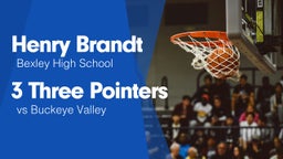 3 Three Pointers vs Buckeye Valley 