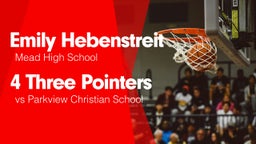 4 Three Pointers vs Parkview Christian School