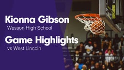 Game Highlights vs West Lincoln 