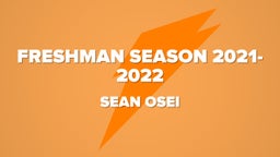 Freshman Season 2021-2022