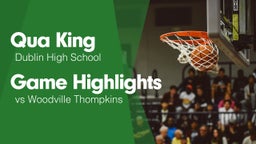 Game Highlights vs Woodville Thompkins