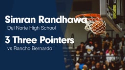 3 Three Pointers vs Rancho Bernardo 