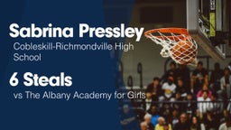 6 Steals vs The Albany Academy for Girls