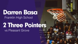 2 Three Pointers vs Pleasant Grove 