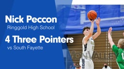 4 Three Pointers vs South Fayette 