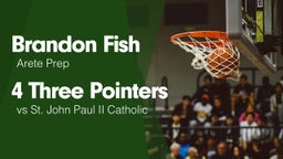 4 Three Pointers vs St. John Paul II Catholic