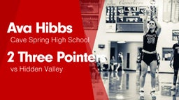 2 Three Pointers vs Hidden Valley