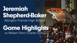 Game Highlights vs William Penn Charter School